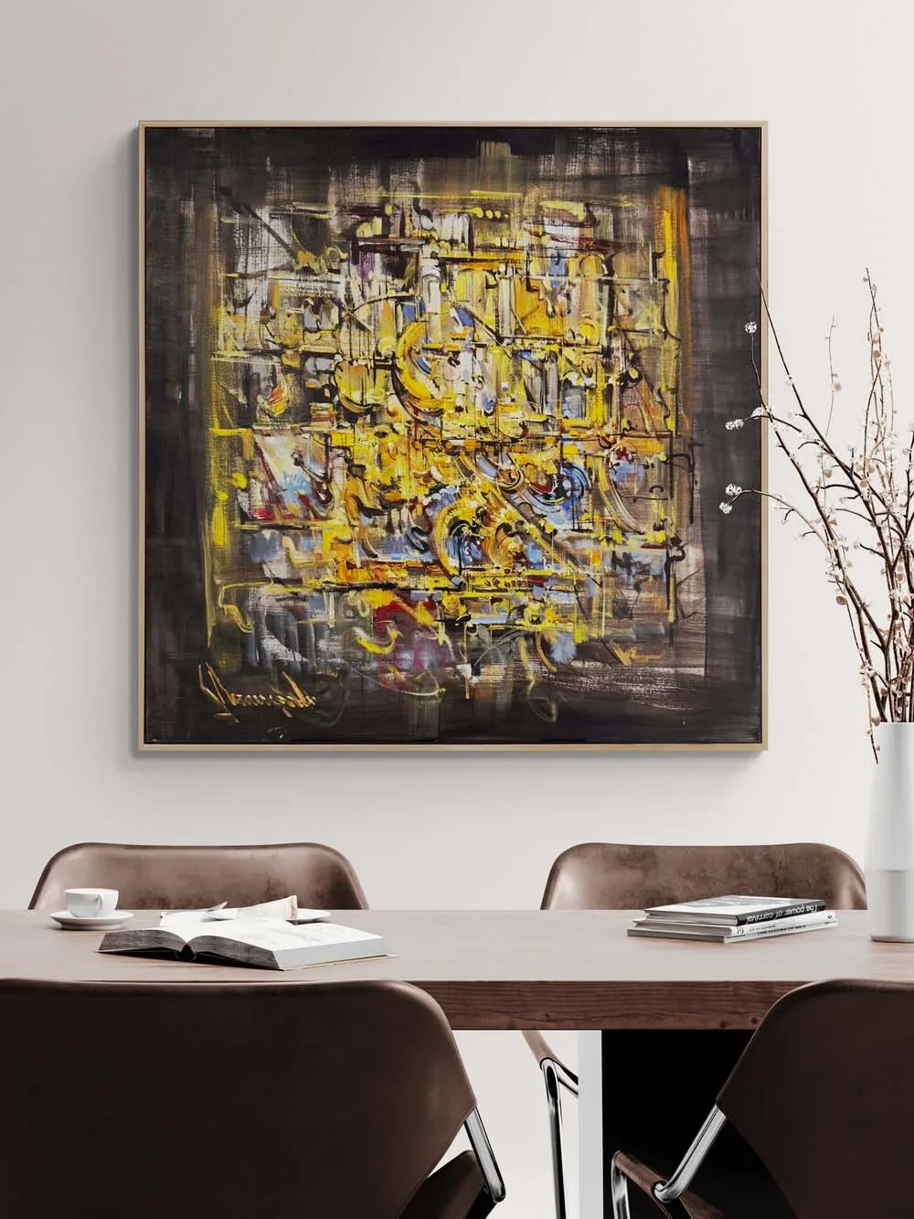 Bulanık Hatıra Yağlı Boya Tablosu