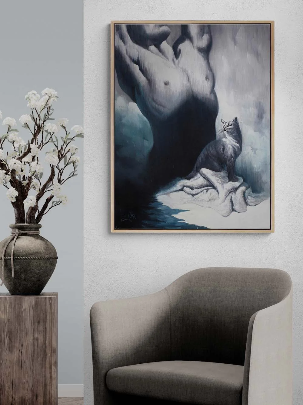 Contradiction Oil Painting | Simurg Art Gallery