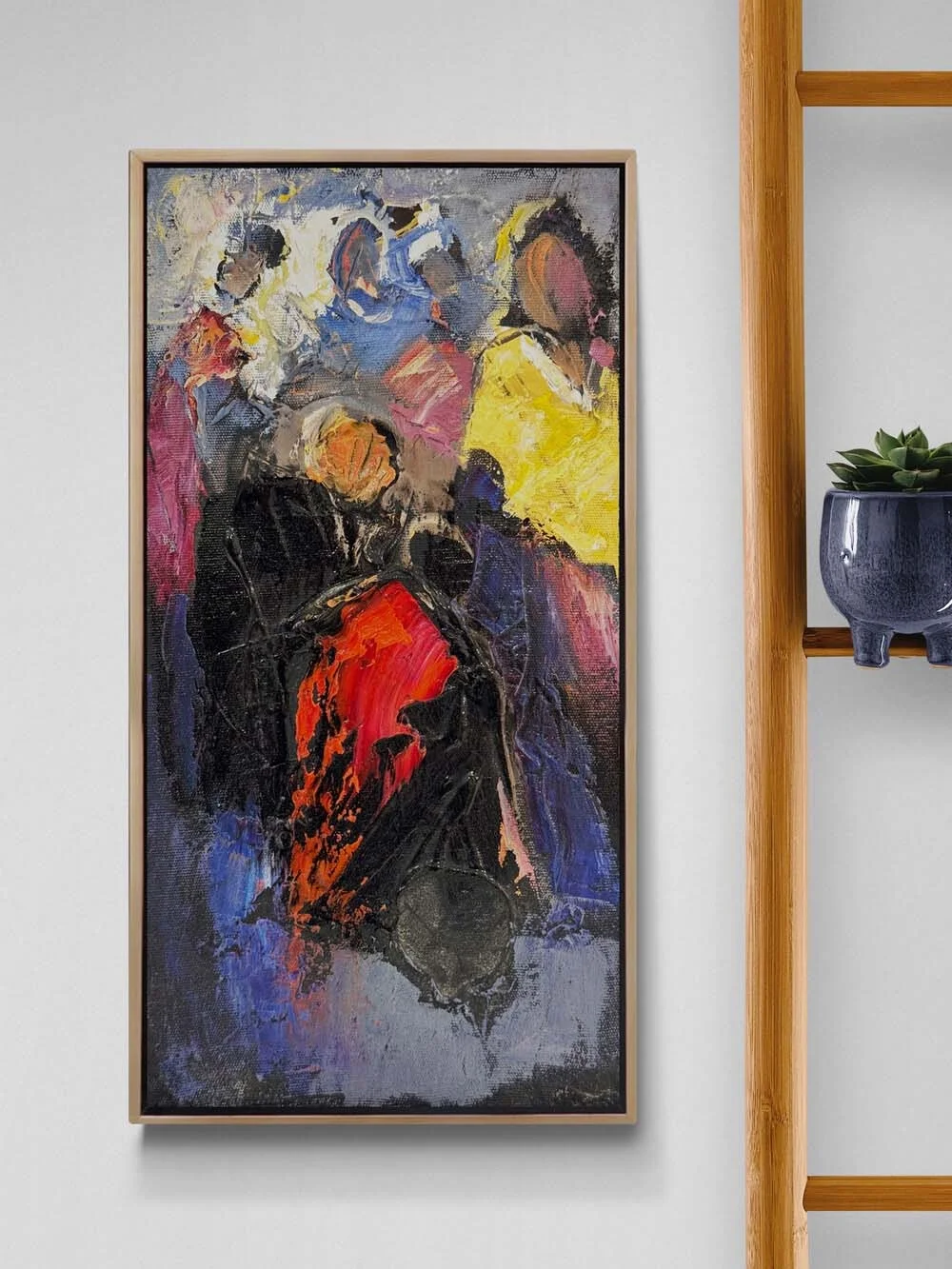 Figüratif Renkler Yağlı Boya Tablosu