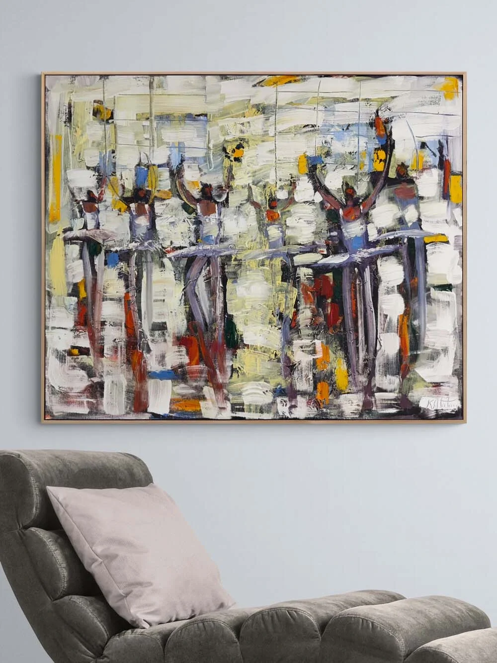 Filin Serüveni Yağlı Boya Tablosu