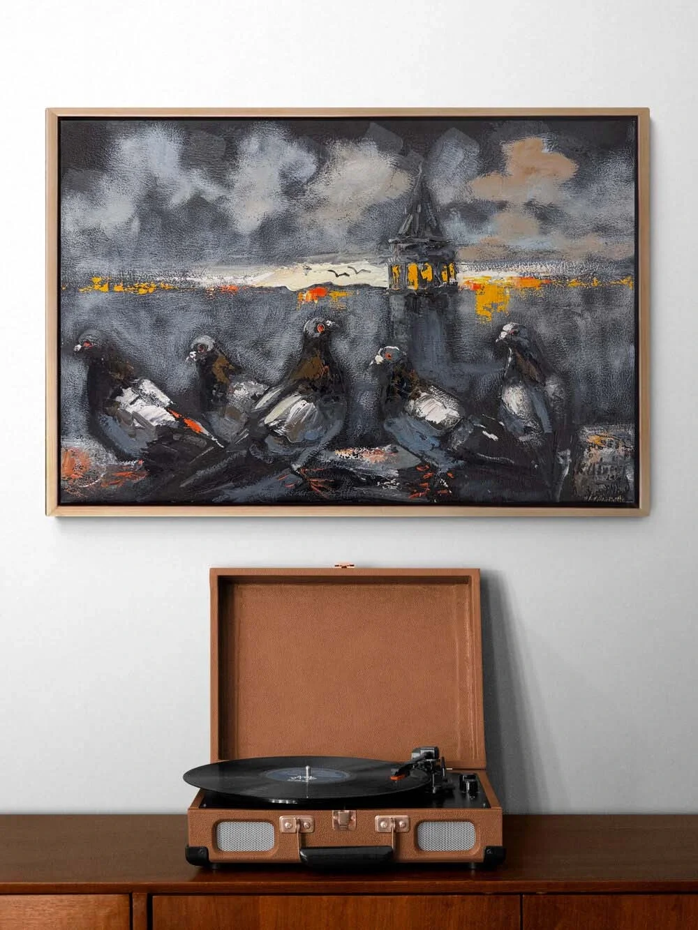 Galata Lovers Oil Painting