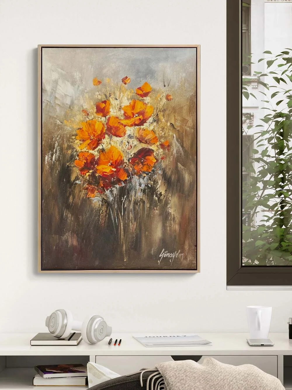 Poppy Symphony Oil Painting