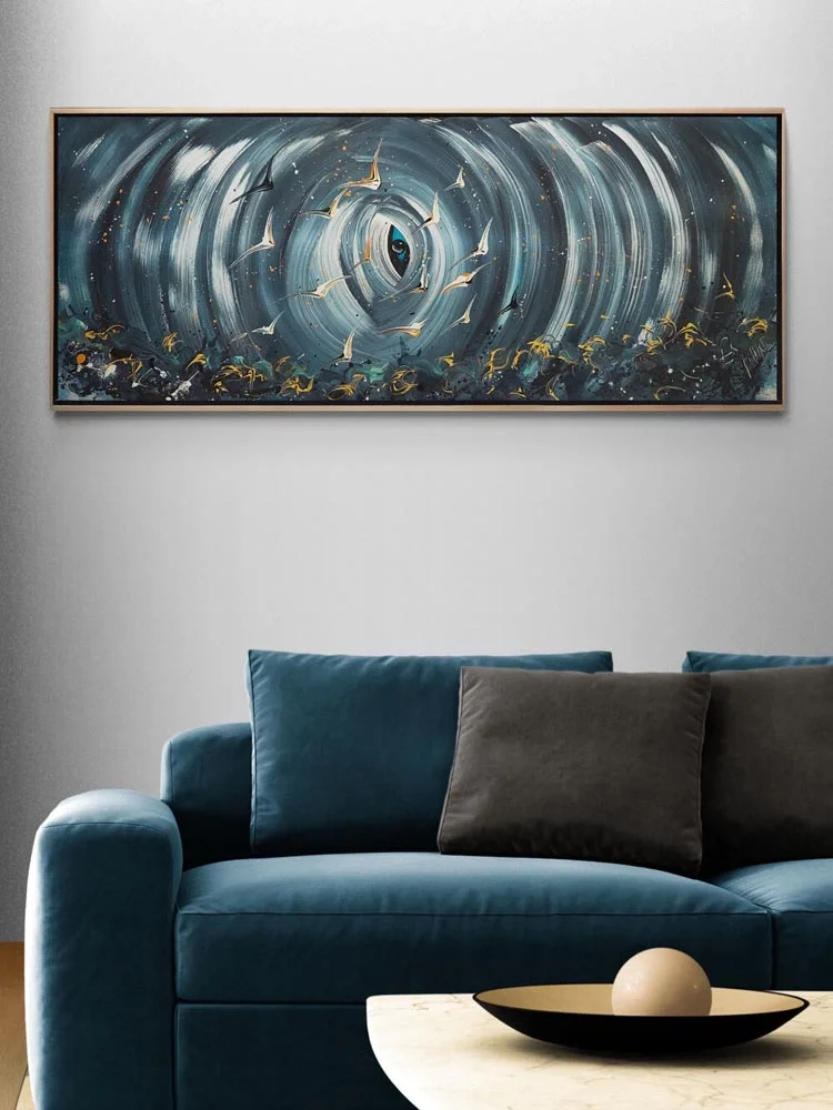 Gizli Göz Yağlı Boya Tablosu