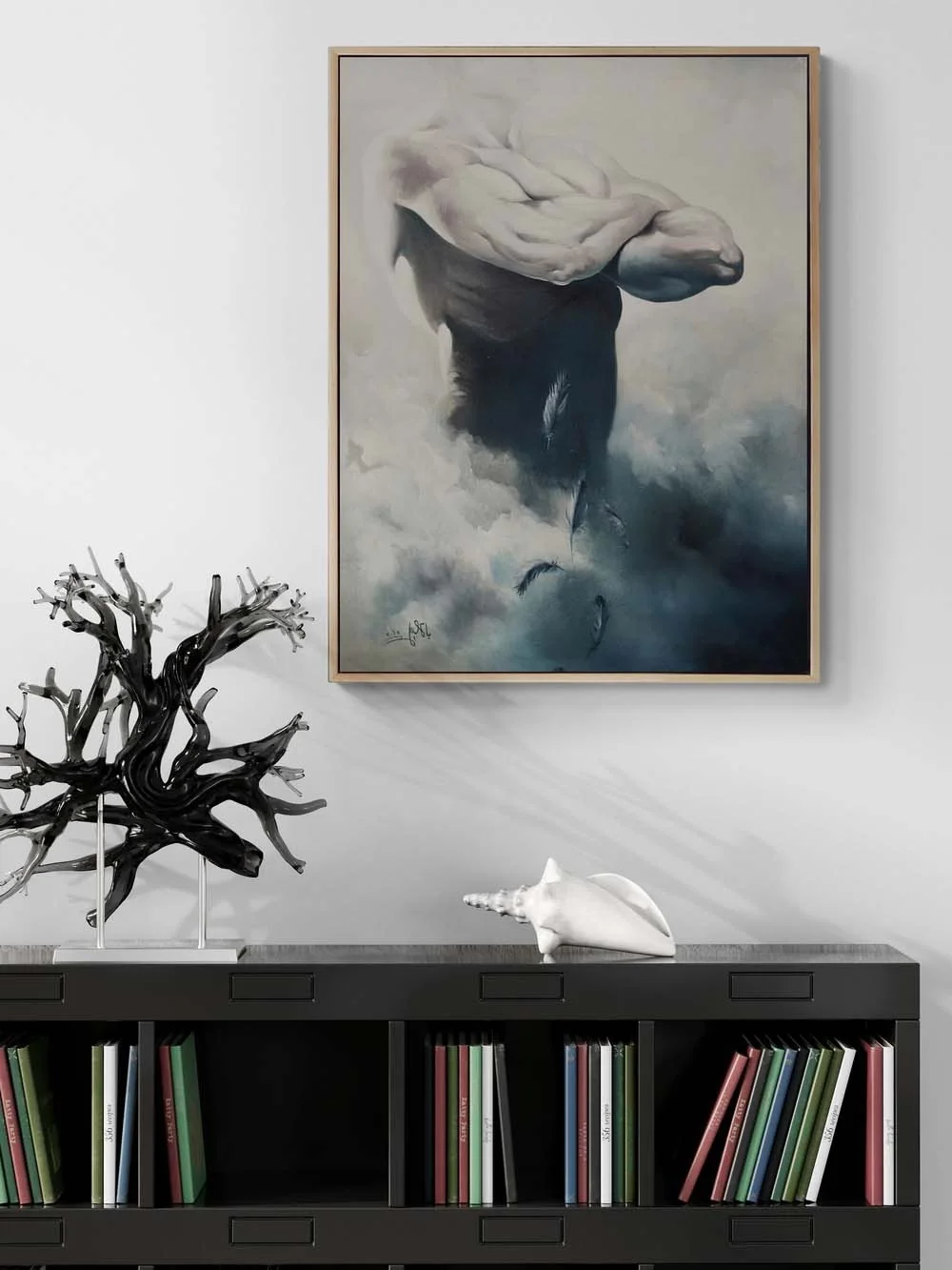 Power Oil Painting | Simurg Art Gallery