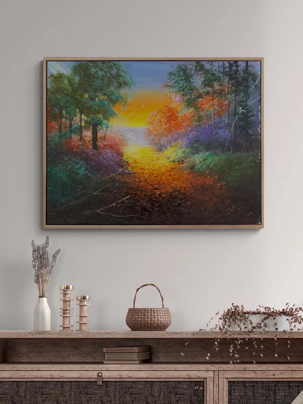 Güneşli Sessizlik Yağlı Boya Tablosu