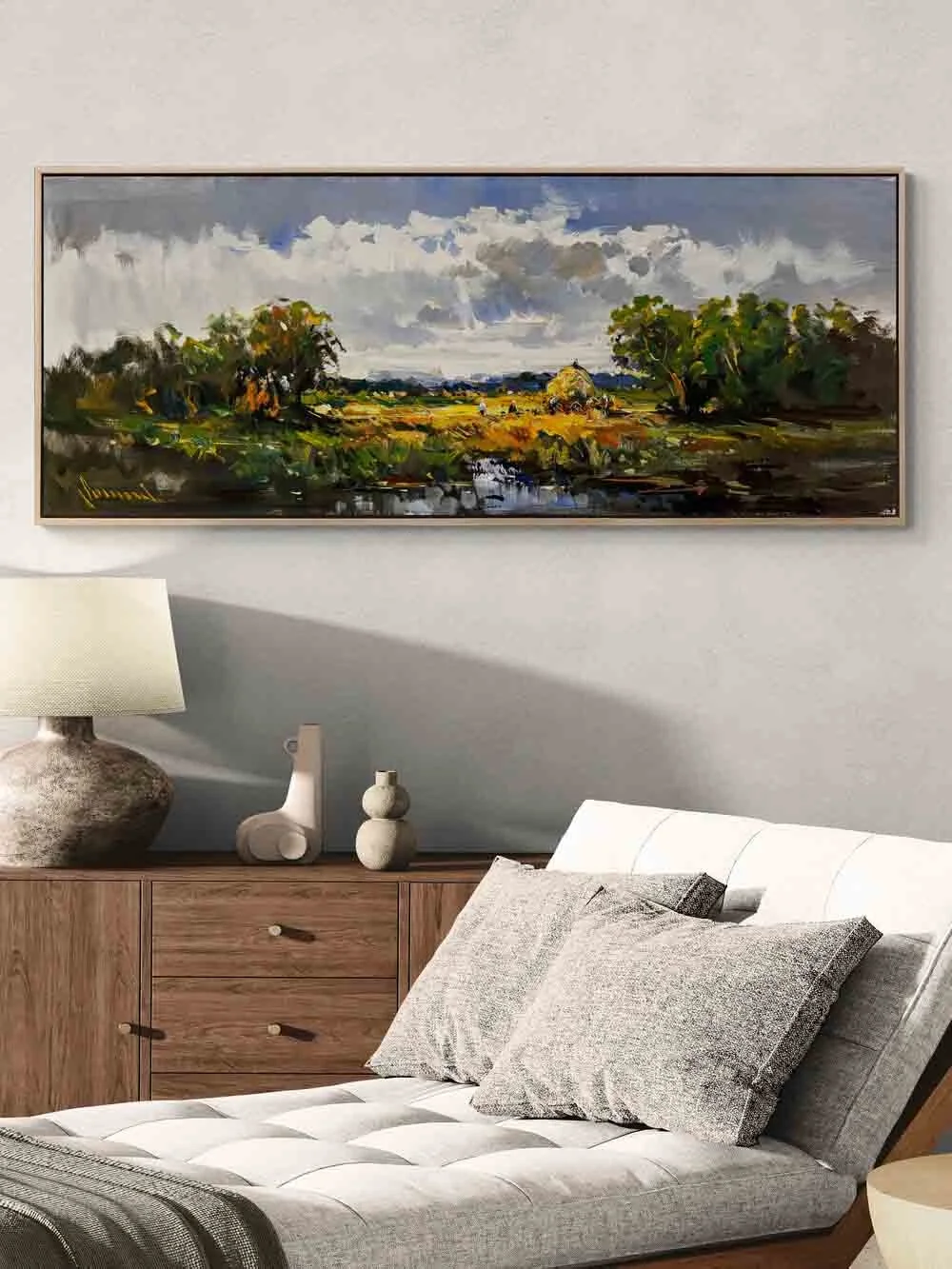 Hasat Zamanı Yağlı Boya Tablosu