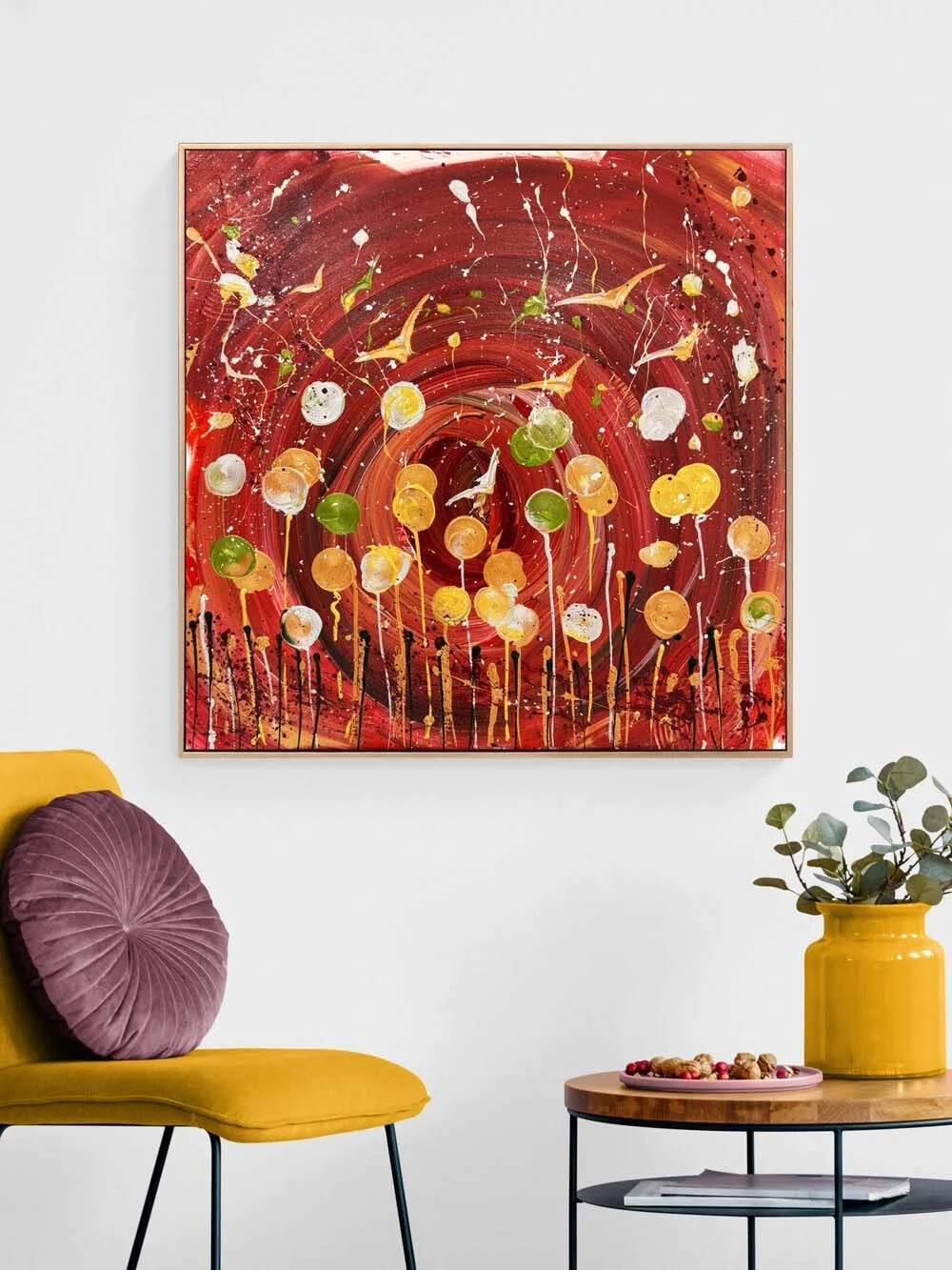 İçsel Bahar Yağlı Boya Tablosu