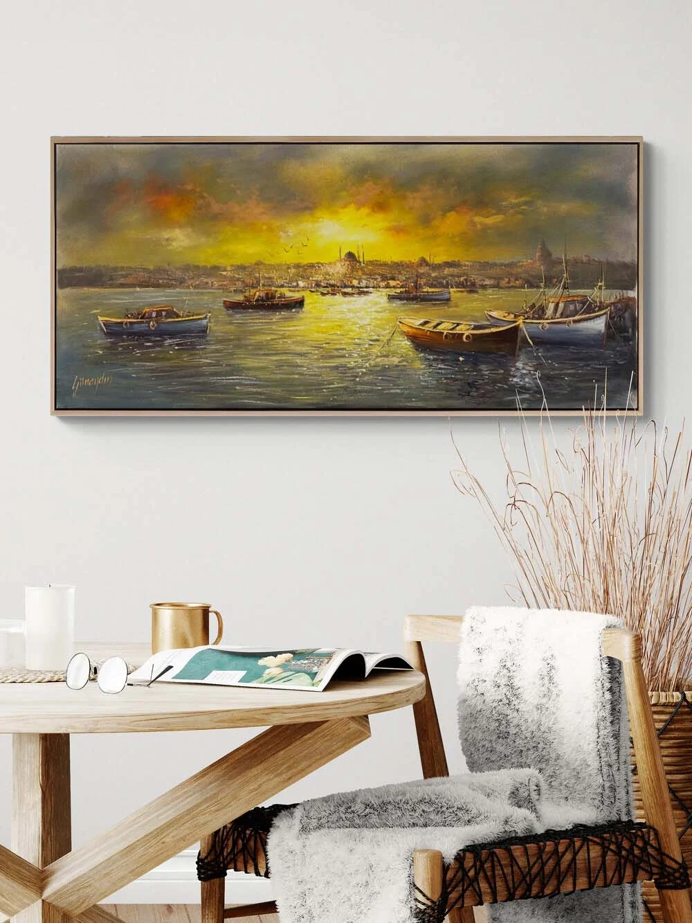 The Serene Face of Istanbul Oil Painting