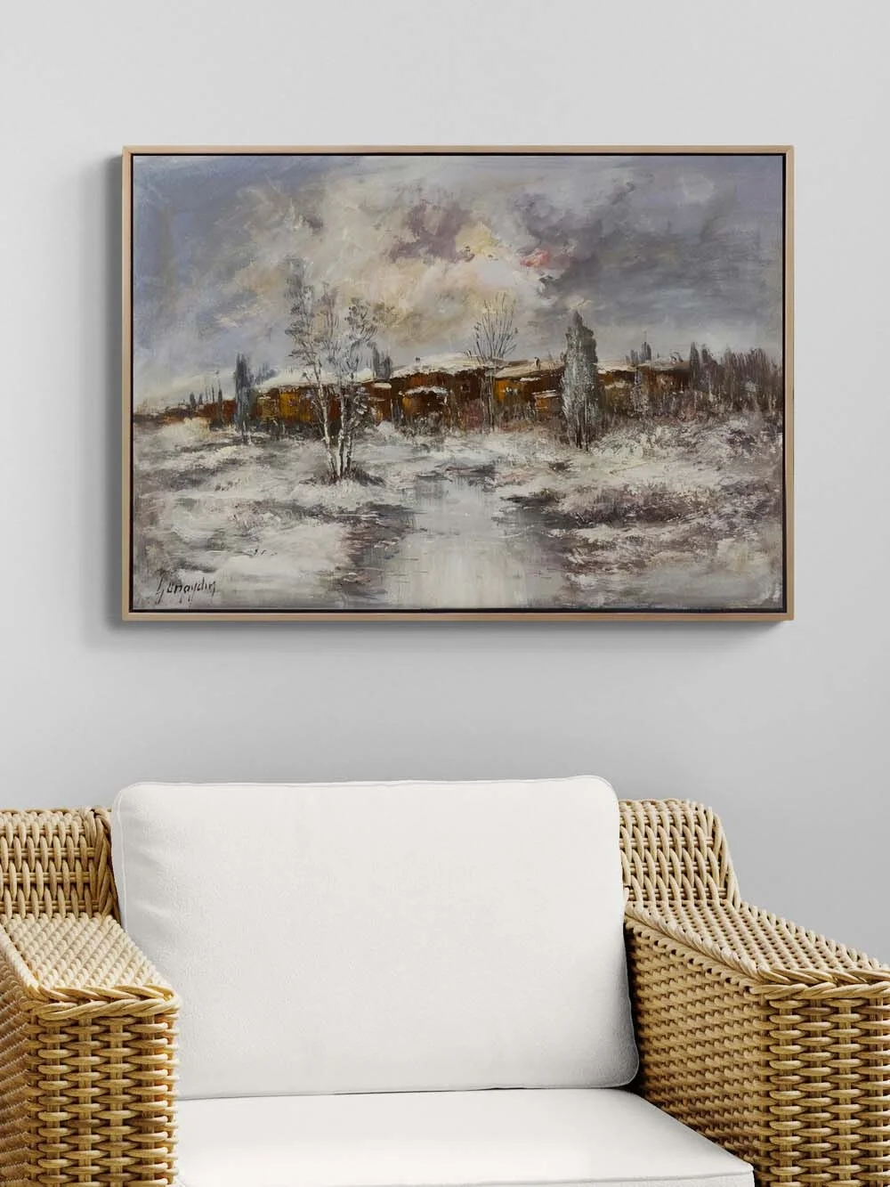 Time Beneath the Snow Oil Painting