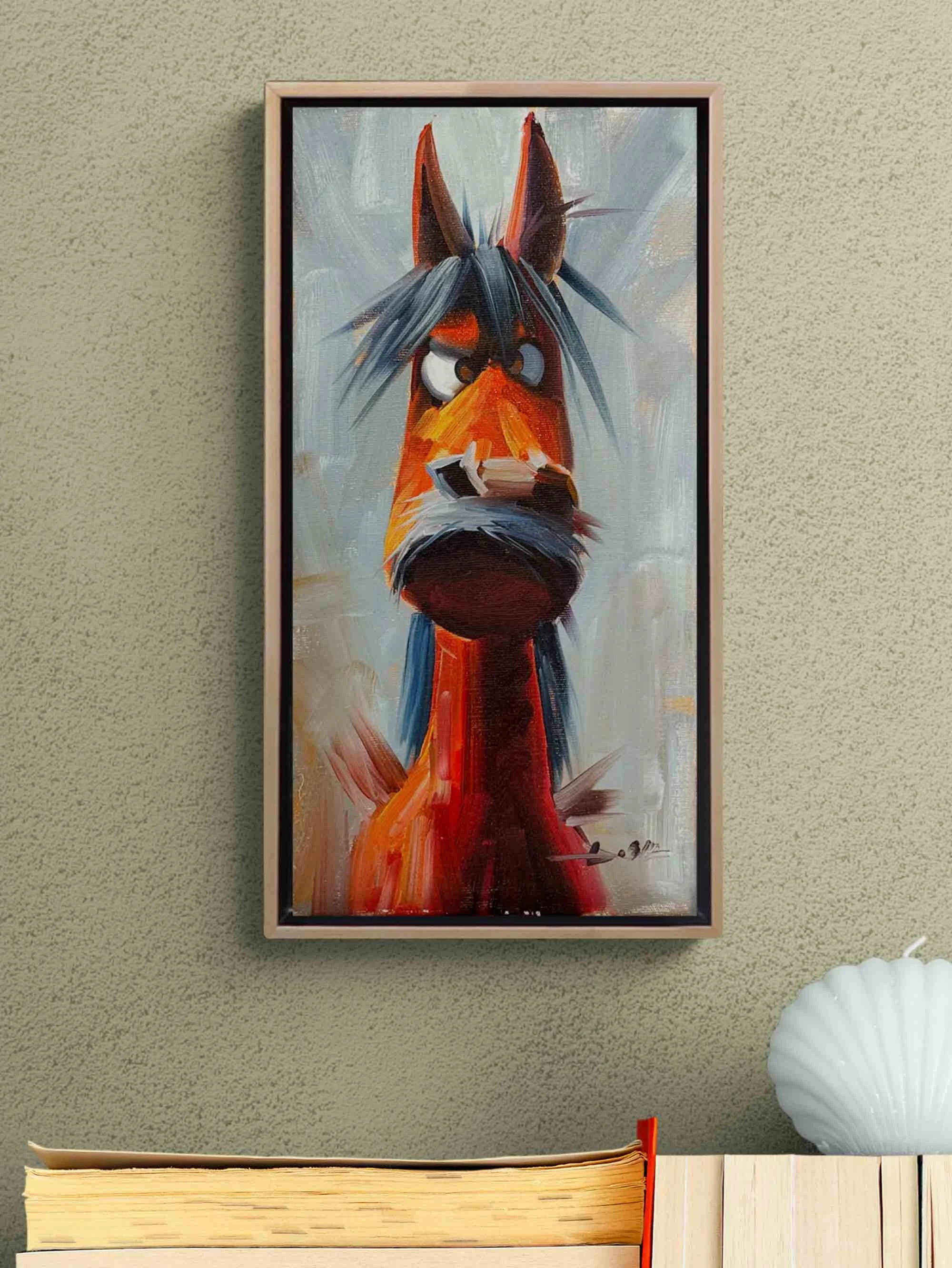 The Angry Donkey Oil Painting