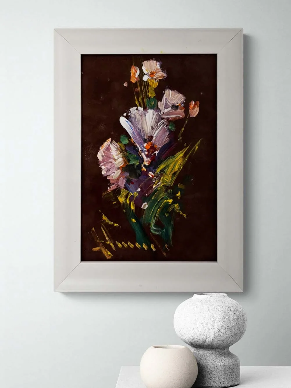 Kızıl Yapraklar Yağlı Boya Tablosu