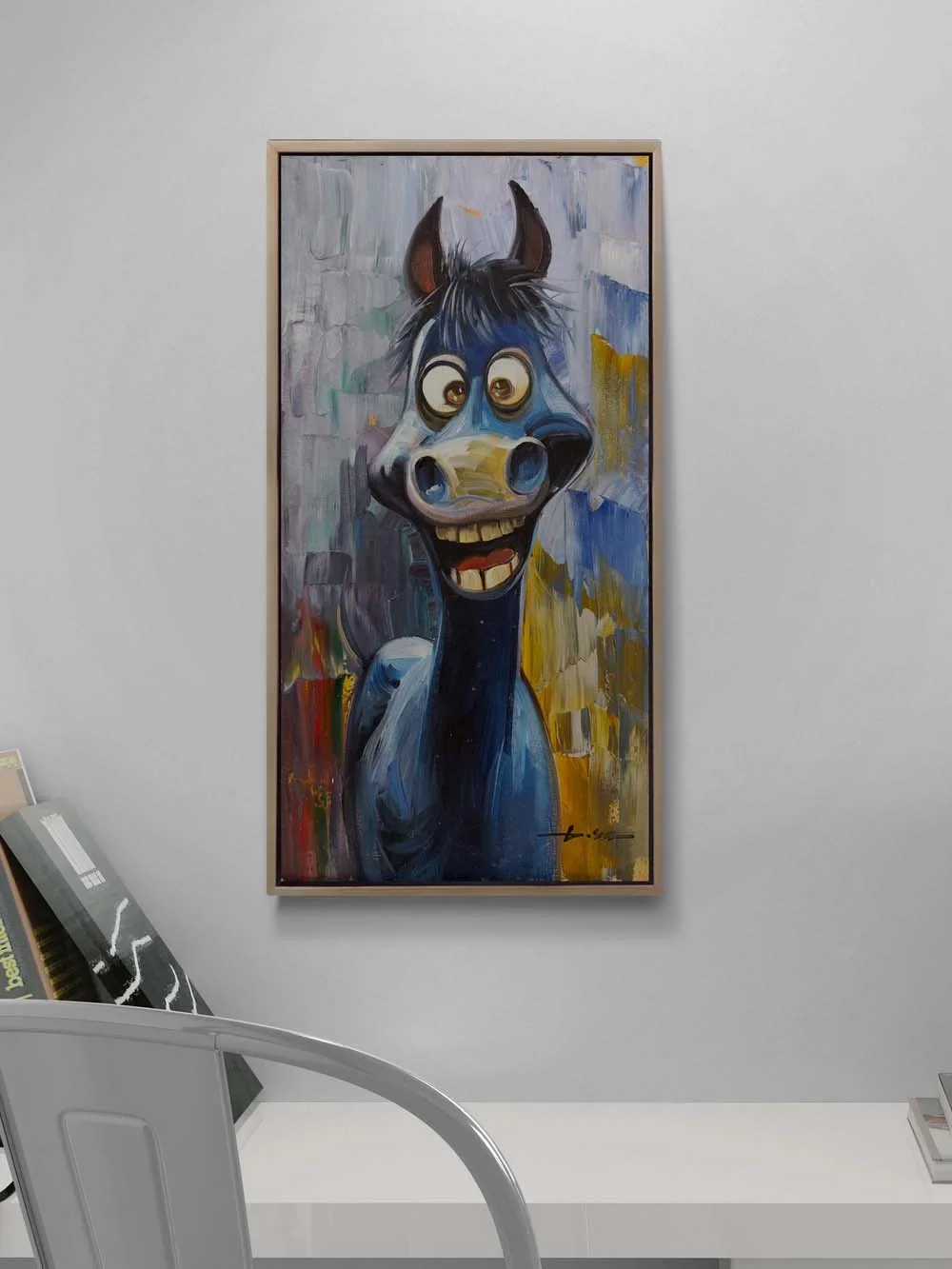 Koca Gülüş Yağlı Boya Tablosu