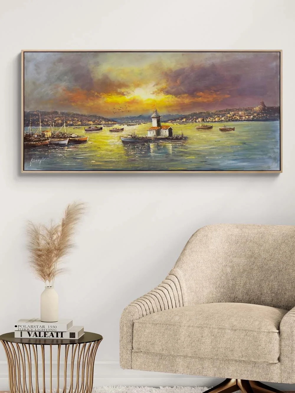 Fairy-Tale Maiden’s Tower Oil Painting