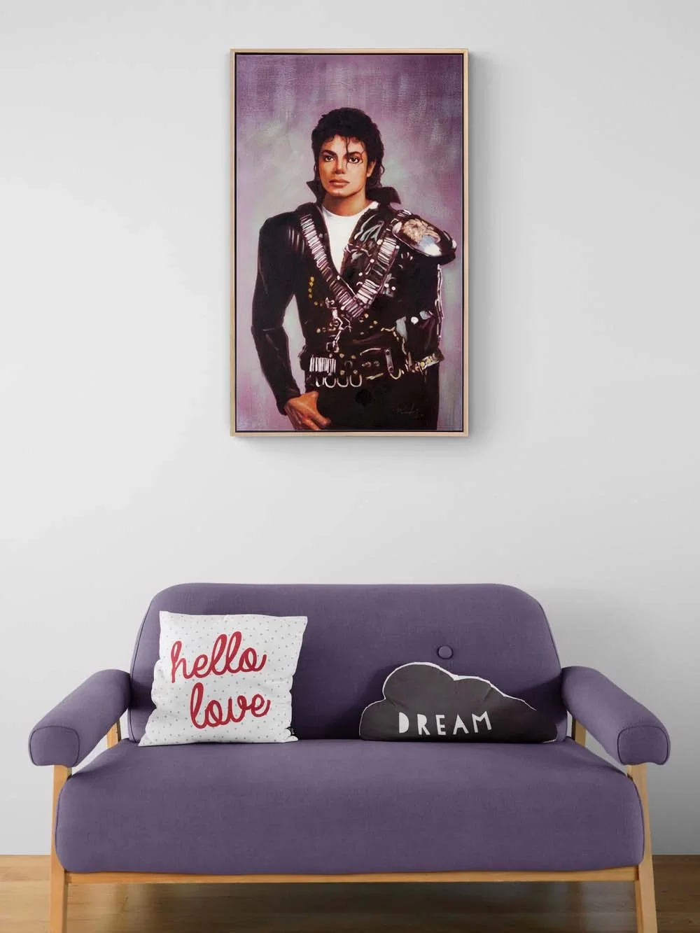 Michael Jackson Dansın Ritmi Yağlı Boya Tablosu