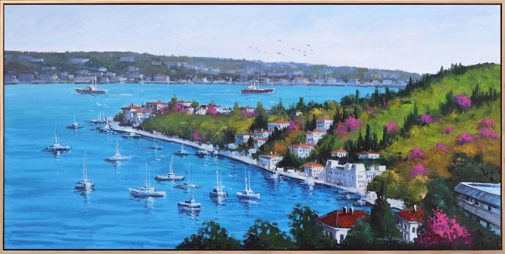 Magnificent Bosphorus Oil Painting