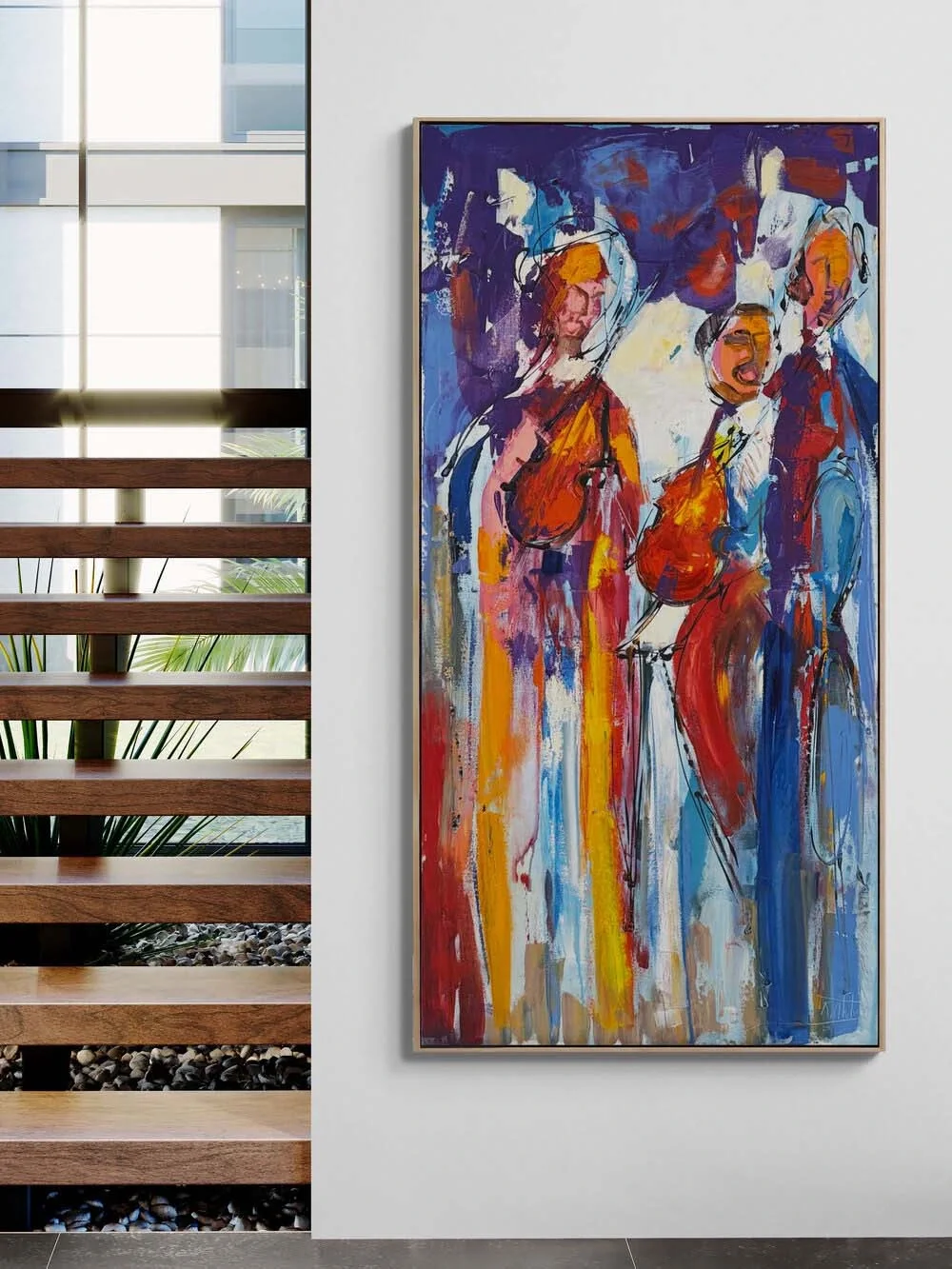 Happy Family Oil Painting