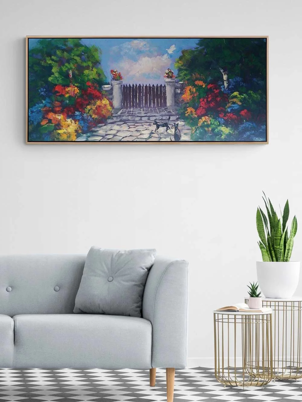 Ötelerin Kapısı Yağlı Boya Tablosu