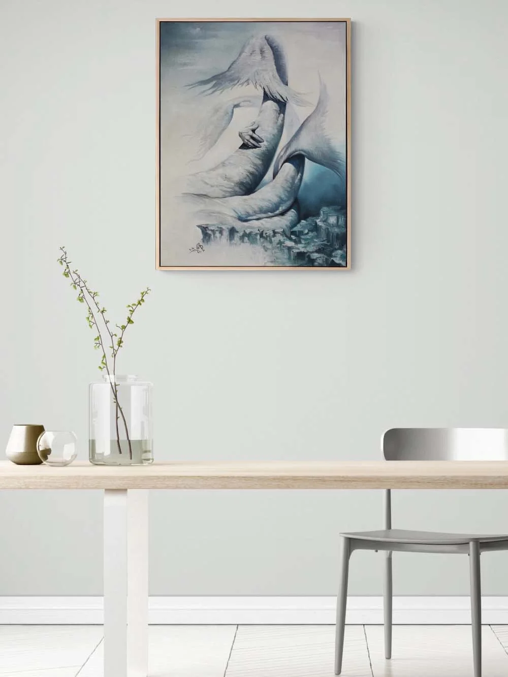 Dream Reality Oil Painting | Simurg Art Gallery