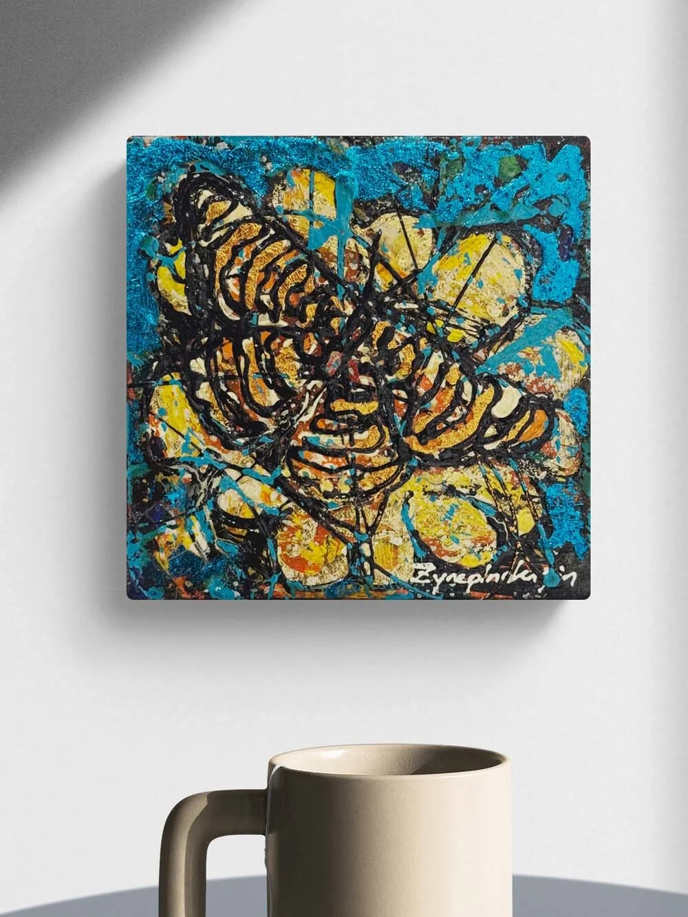 Sessiz Kelebek Yağlı Boya Tablosu