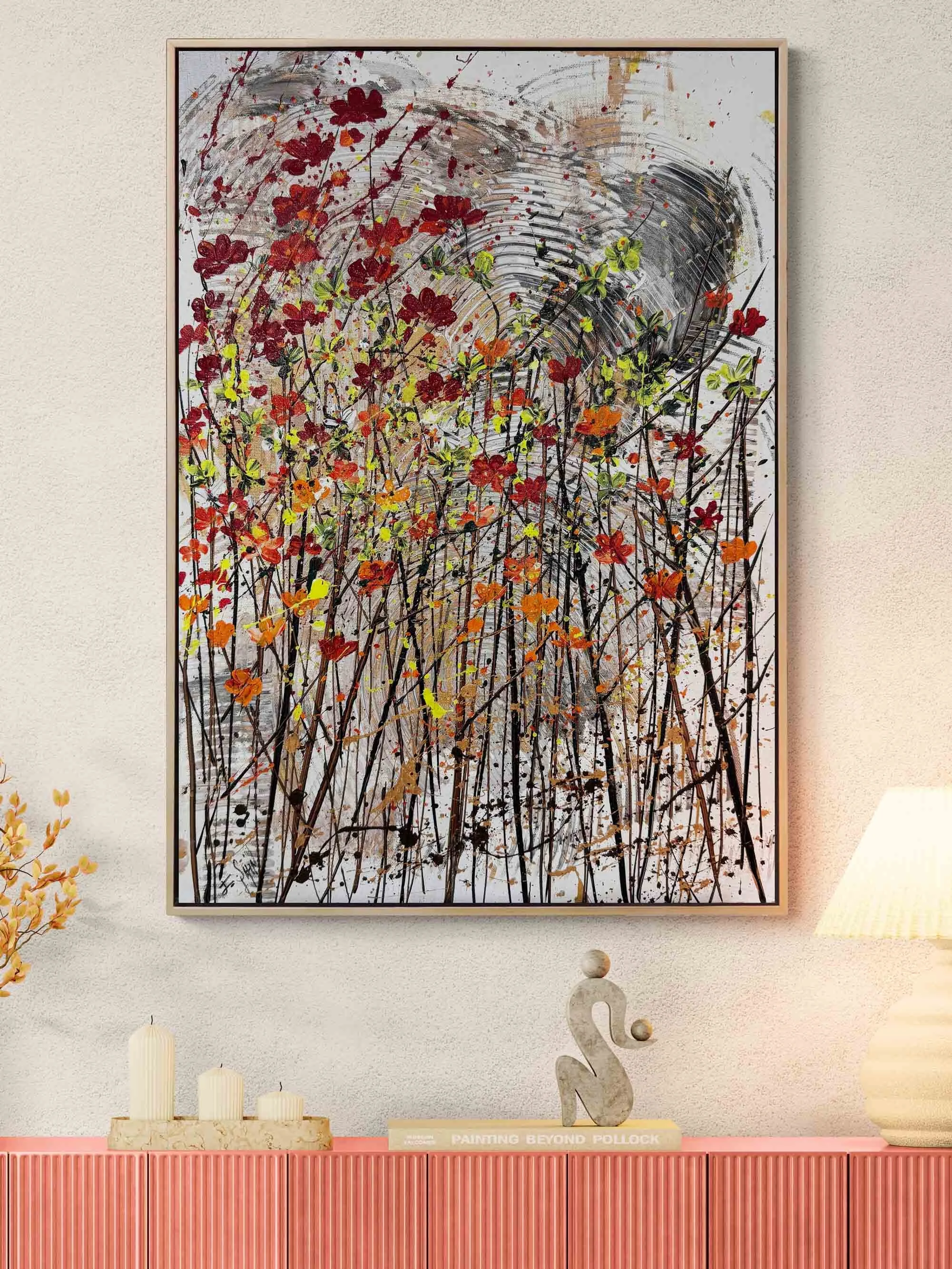 Sessiz Notalar Yağlı Boya Tablosu