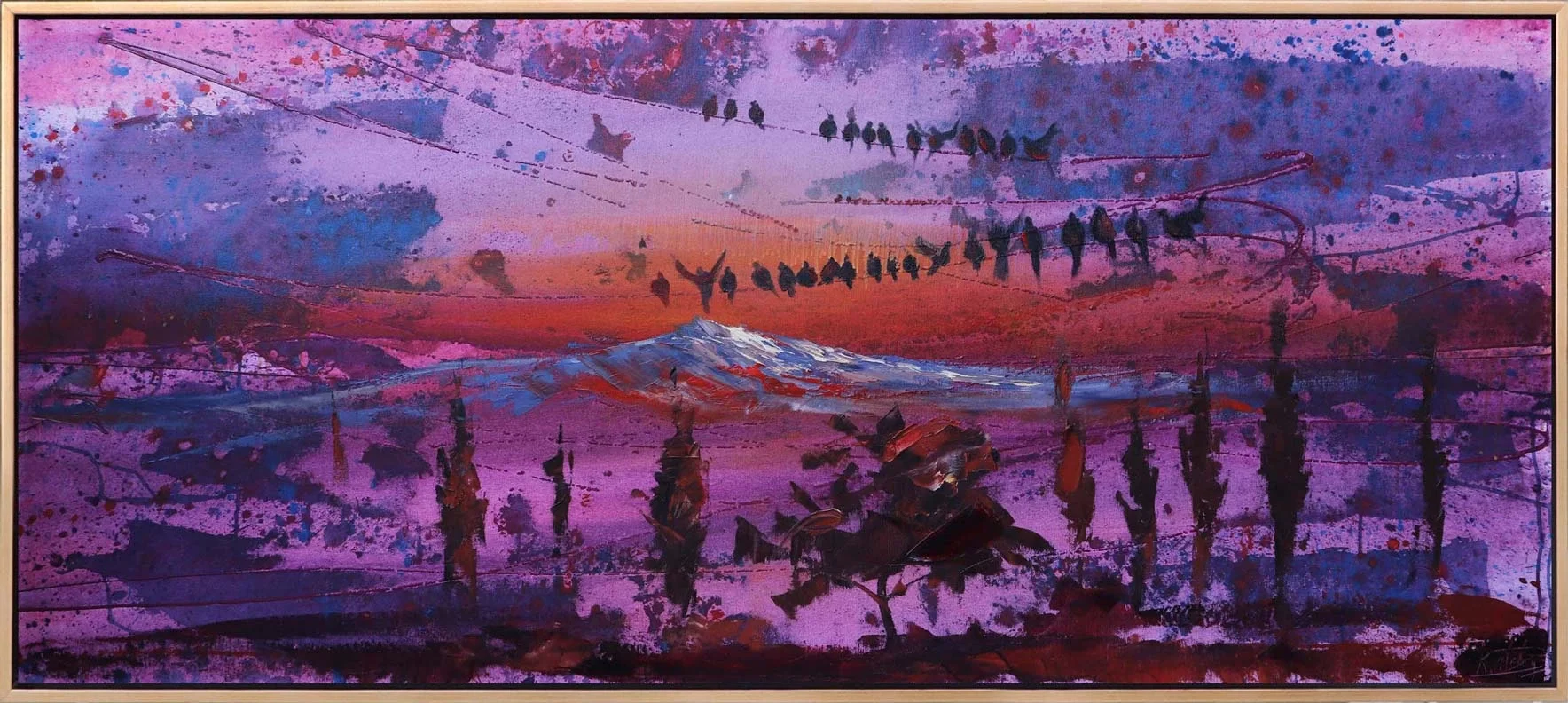 Sığırcıklar Yağlı Boya Tablosu