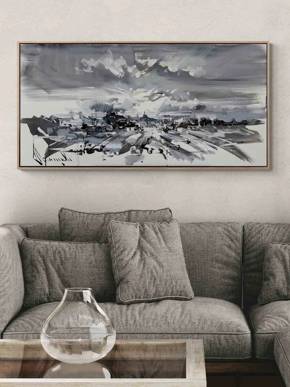 Sisli Şehir Yağlı Boya Tablosu