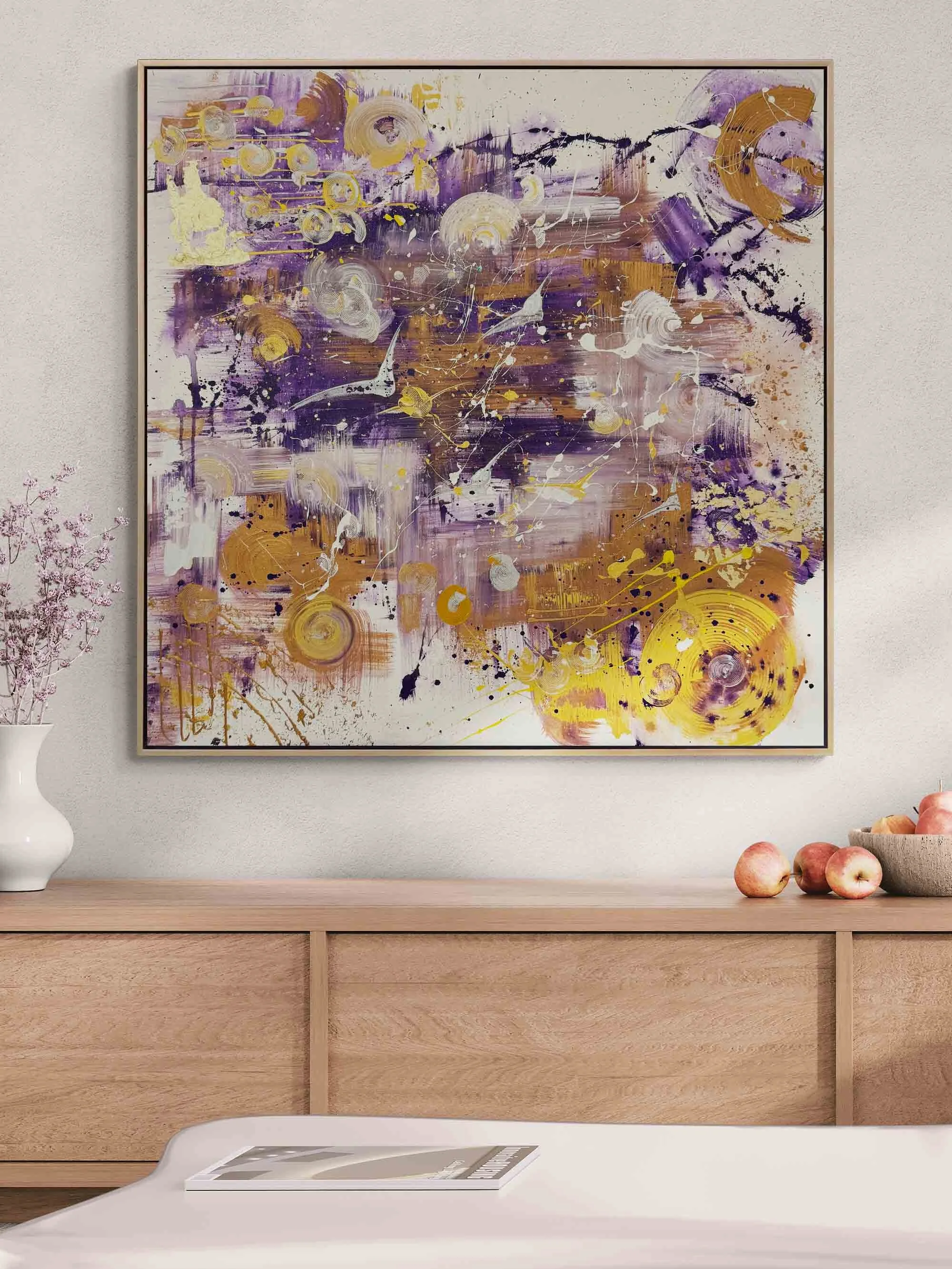 Sonsuzluğa Açılan An Yağlı Boya Tablosu