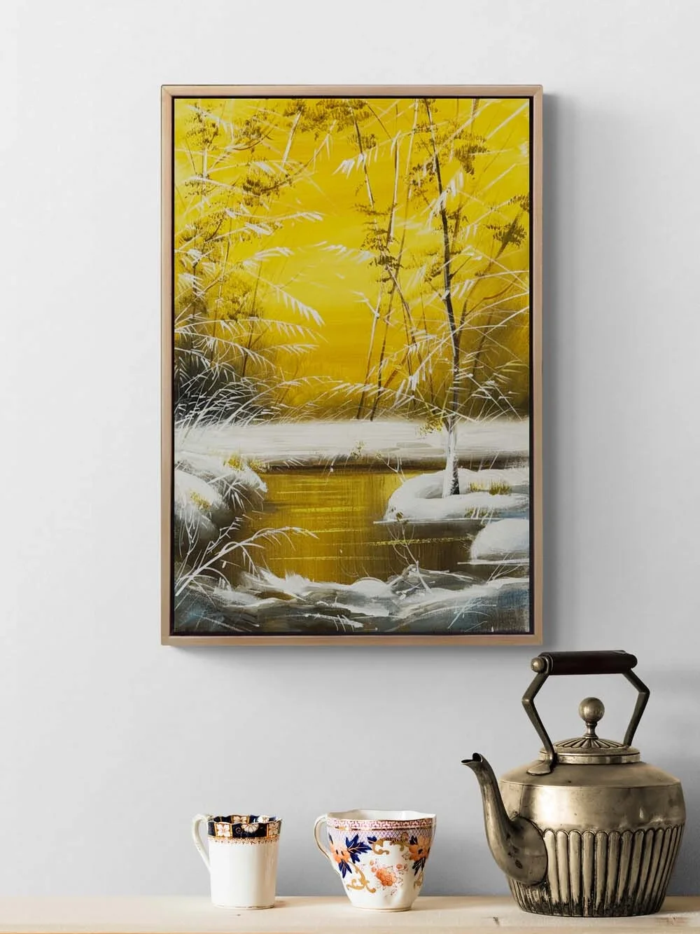 Suskun Bir Gün Yağlı Boya Tablosu