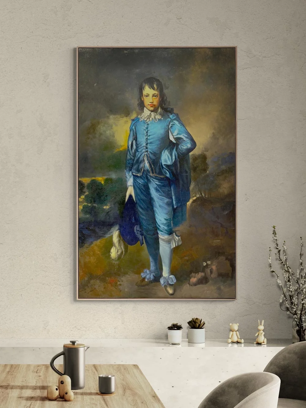 The Blue Boy Yağlı Boya Tablosu