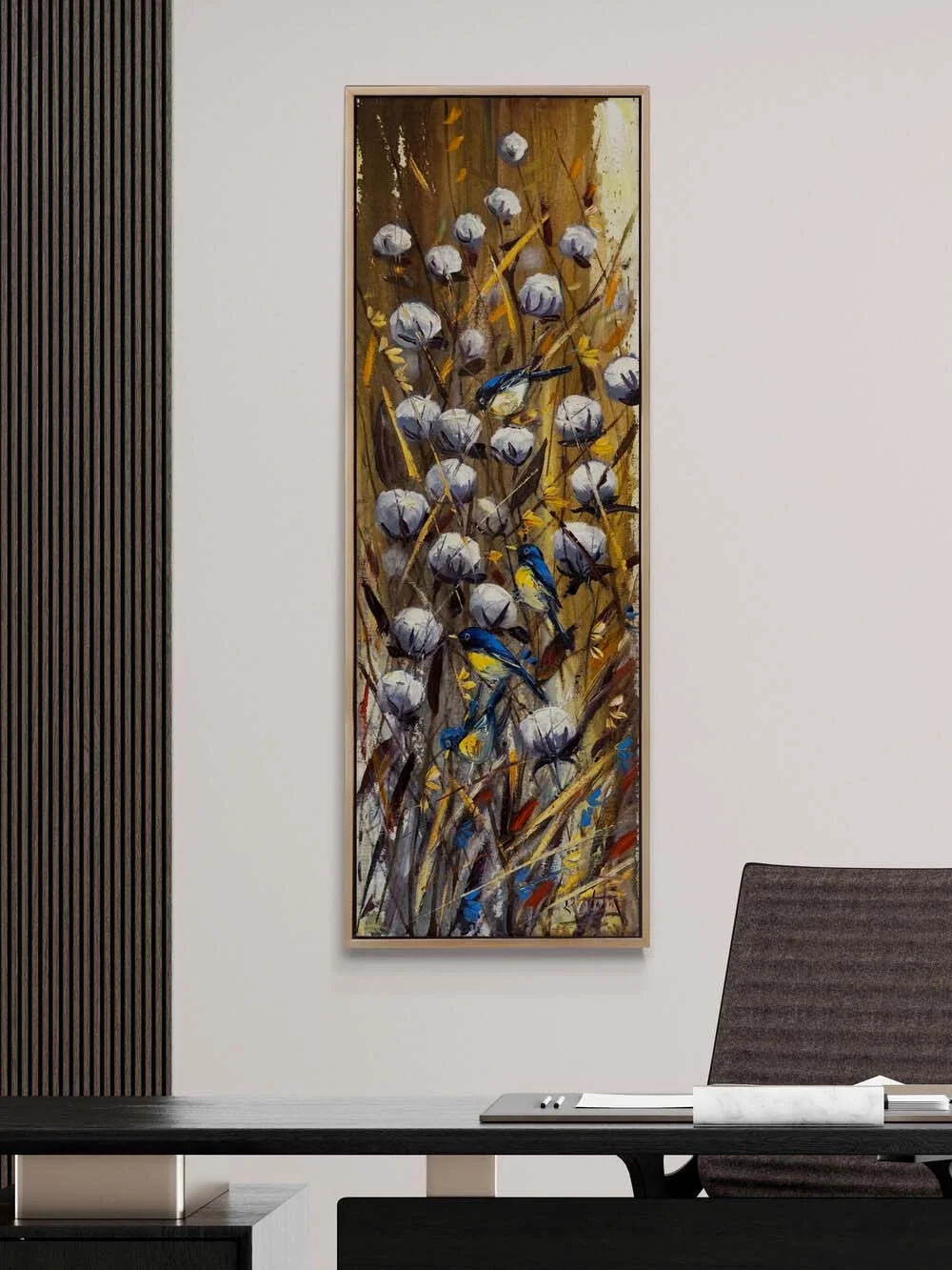 Ufukta Açan Pamuk Yağlı Boya Tablosu