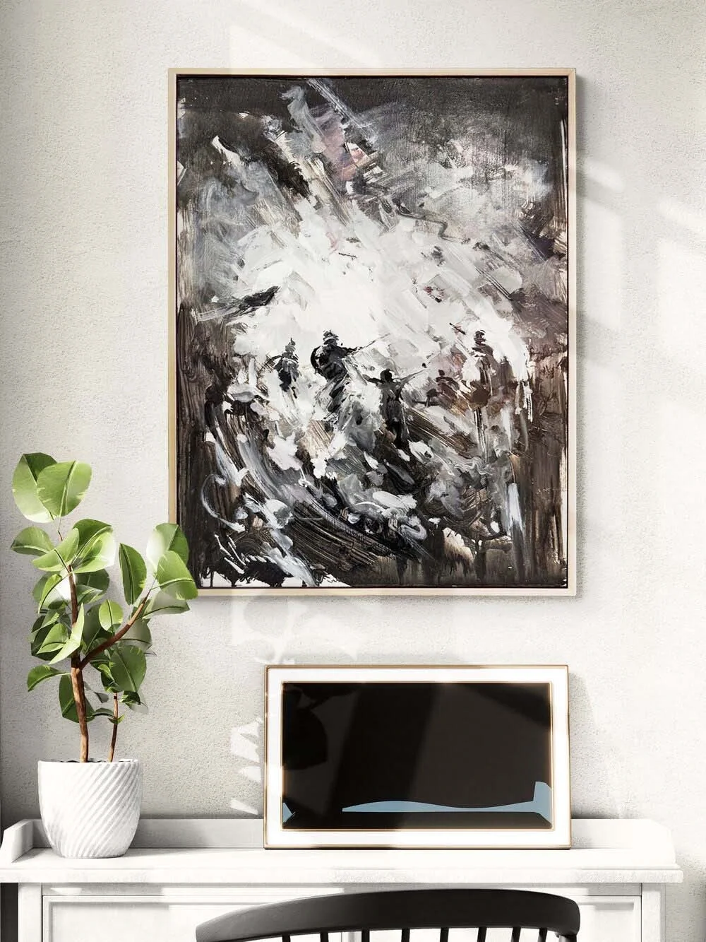 Zaferin Gölgesi Yağlı Boya Tablosu