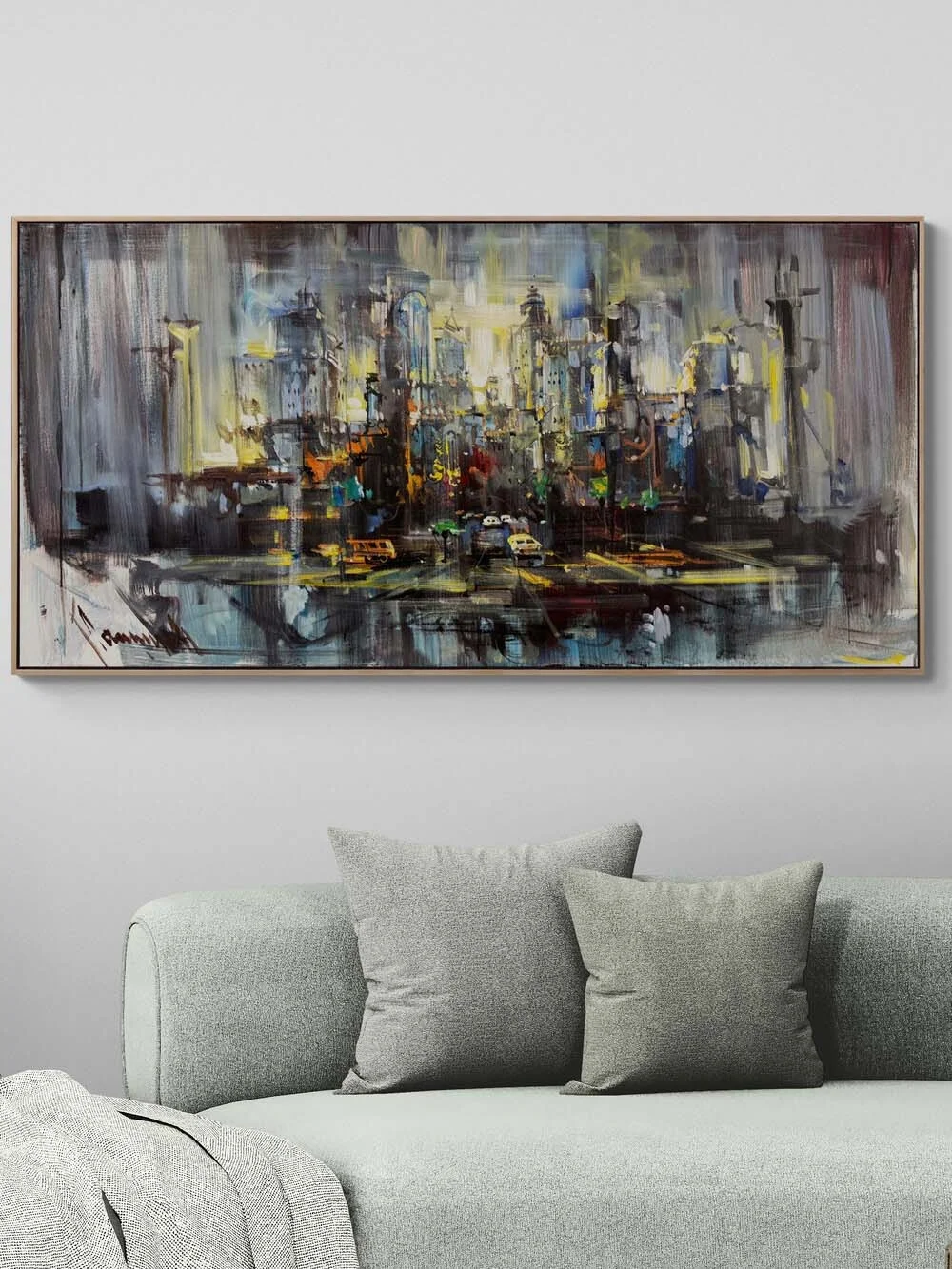 Zamana Karışan Yağlı Boya Tablosu