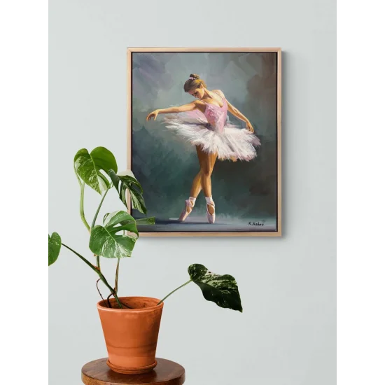 Silent Elegance Oil Painting