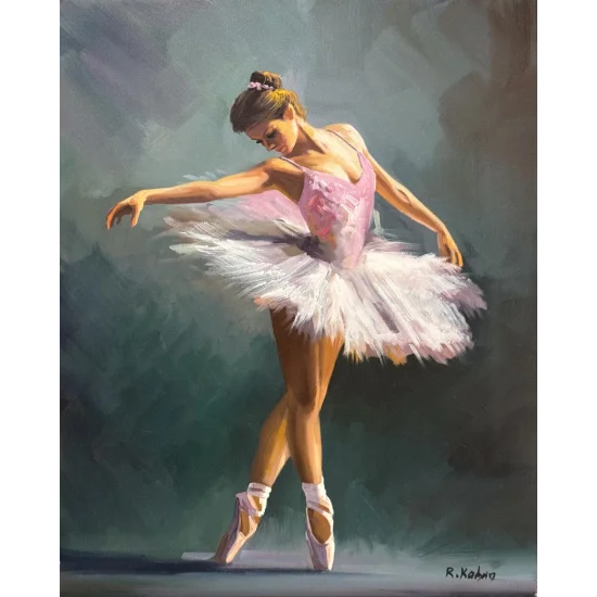 Silent Elegance Oil Painting