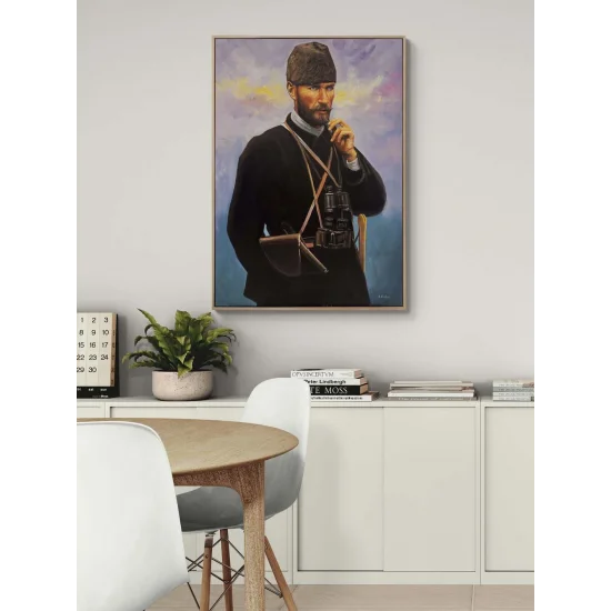 Atatürk with the Black Kalpak Oil Painting