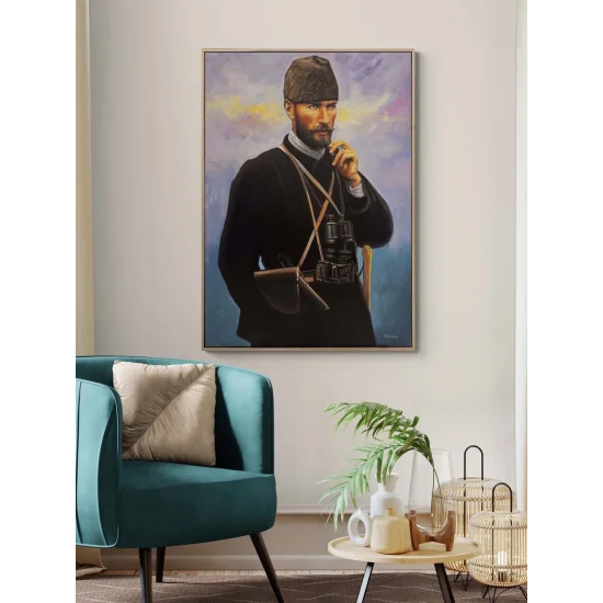 Atatürk with the Black Kalpak Oil Painting
