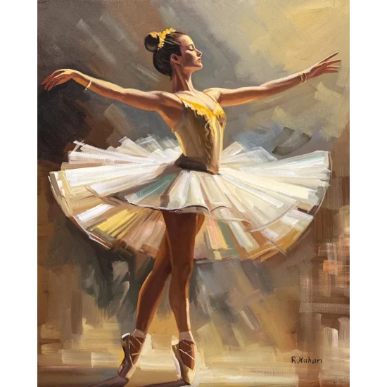 Ballerina of Light Oil Painting