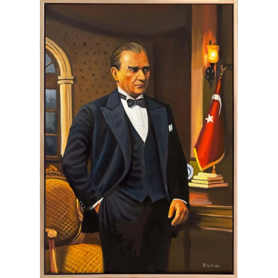 The Stance of Mustafa Kemal Atatürk Oil Painting