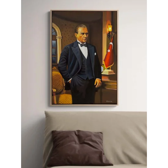 The Stance of Mustafa Kemal Atatürk Oil Painting