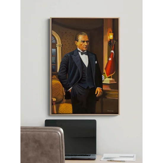 The Stance of Mustafa Kemal Atatürk Oil Painting