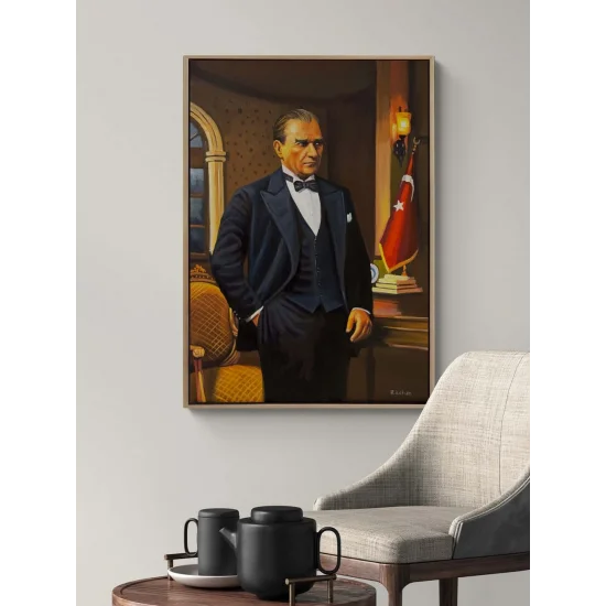 The Stance of Mustafa Kemal Atatürk Oil Painting