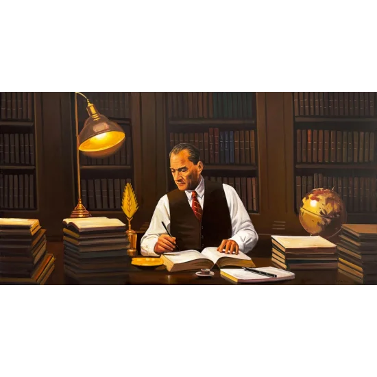 In Mustafa Kemal’s Room Oil Painting