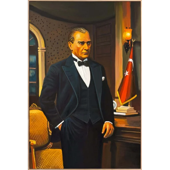 The Silence of Mustafa Kemal Oil Painting