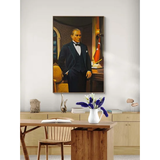 The Silence of Mustafa Kemal Oil Painting