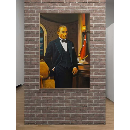 The Silence of Mustafa Kemal Oil Painting