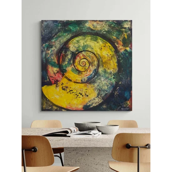 Varlığın Döngüsü Yağlı Boya Tablosu