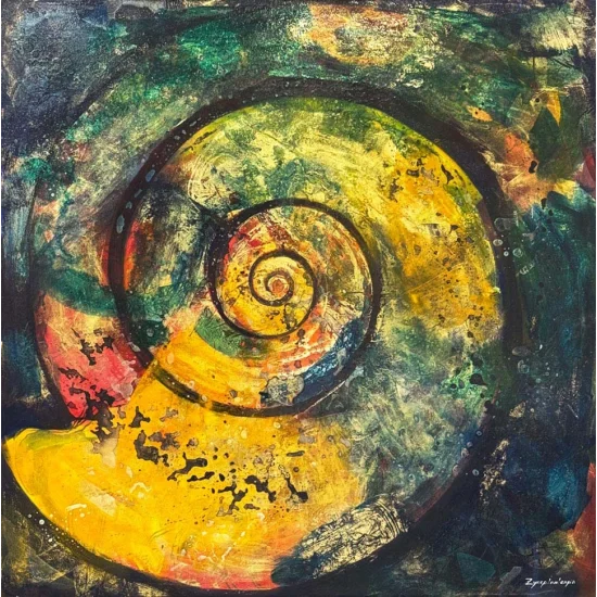 Varlığın Döngüsü Yağlı Boya Tablosu