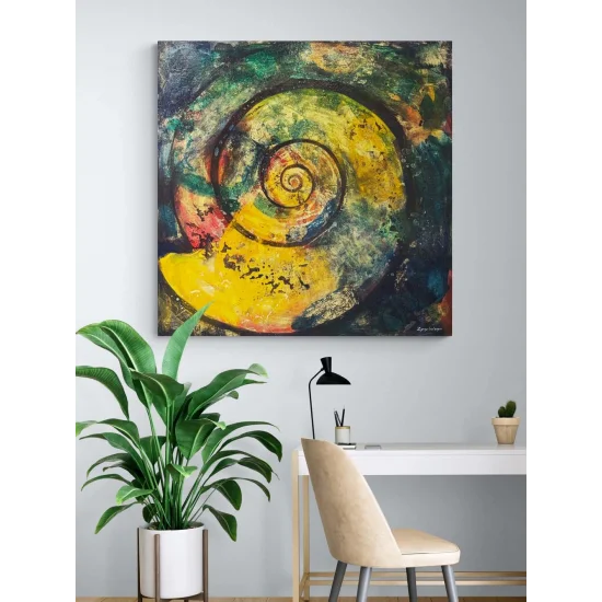 Varlığın Döngüsü Yağlı Boya Tablosu