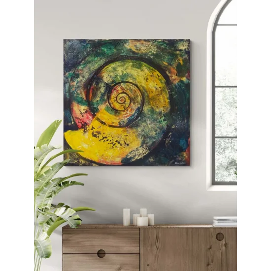 Varlığın Döngüsü Yağlı Boya Tablosu