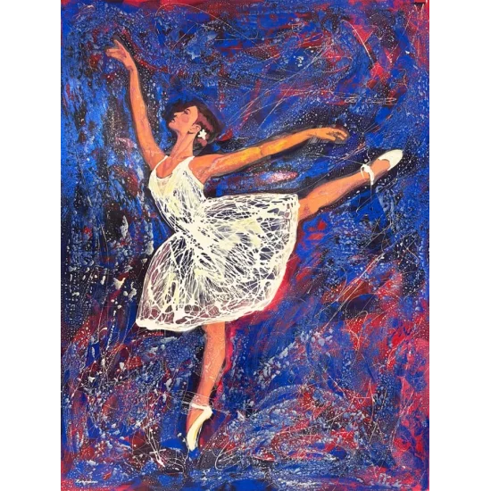 Rhythmic Elegance Oil Painting